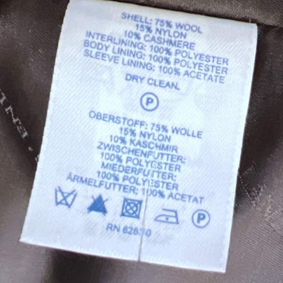 Lands’ End Women's Tweed Wool Car Coat | Women’s Size 14P | Spice Brown | $70.00 - Picture 8 of 9